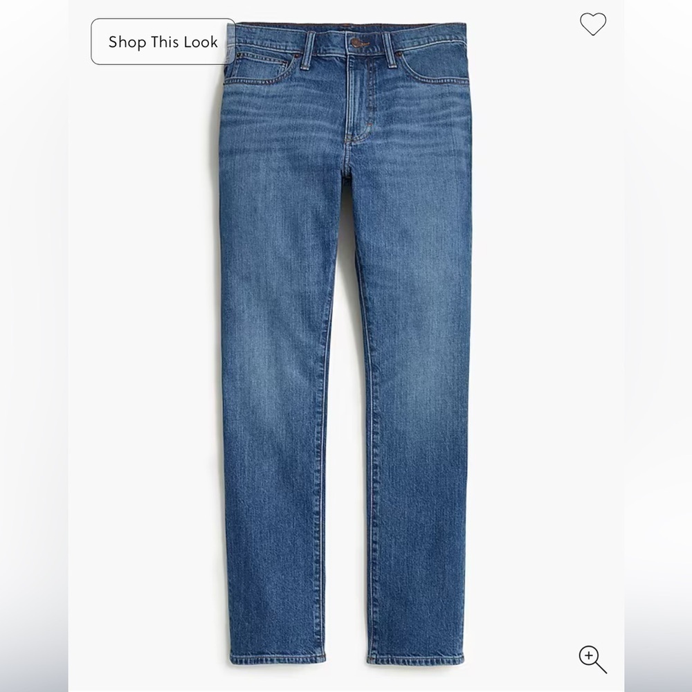 J crew blue spruce Straight-fit jean